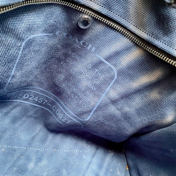 Coach Cargo Tote Bag - Tie Dye Cotton Bag - Picture 12 of 14